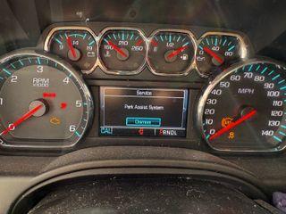 2018 Chevrolet Tahoe LT - Interior Dashboard With Vehicle Running Image